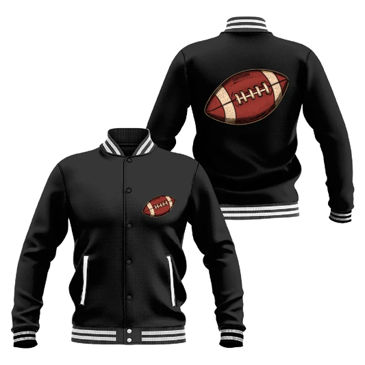 USA Football Varsity Jacket – American Football Fan Baseball Jacket