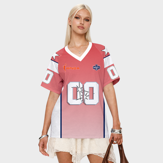 LIMITED EDITION - NEW CUSTOMIZED WNBA13 WSM WA MYSTICS V-NECK BASKETBALL JERSEY