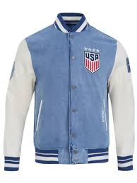 USA Sports Varsity Jacket - American Soccer Fan Baseball Jacket