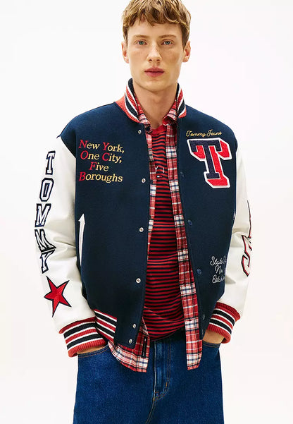 USA Sports Varsity Jacket - American Soccer Fan Baseball Jacket