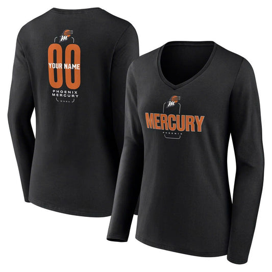 LIMITED EDITION - NEW CUSTOMIZED WNBA11 PNM PH MERCURY WOMEN'S V-NECK LONG SLEEVED SHIRT 11