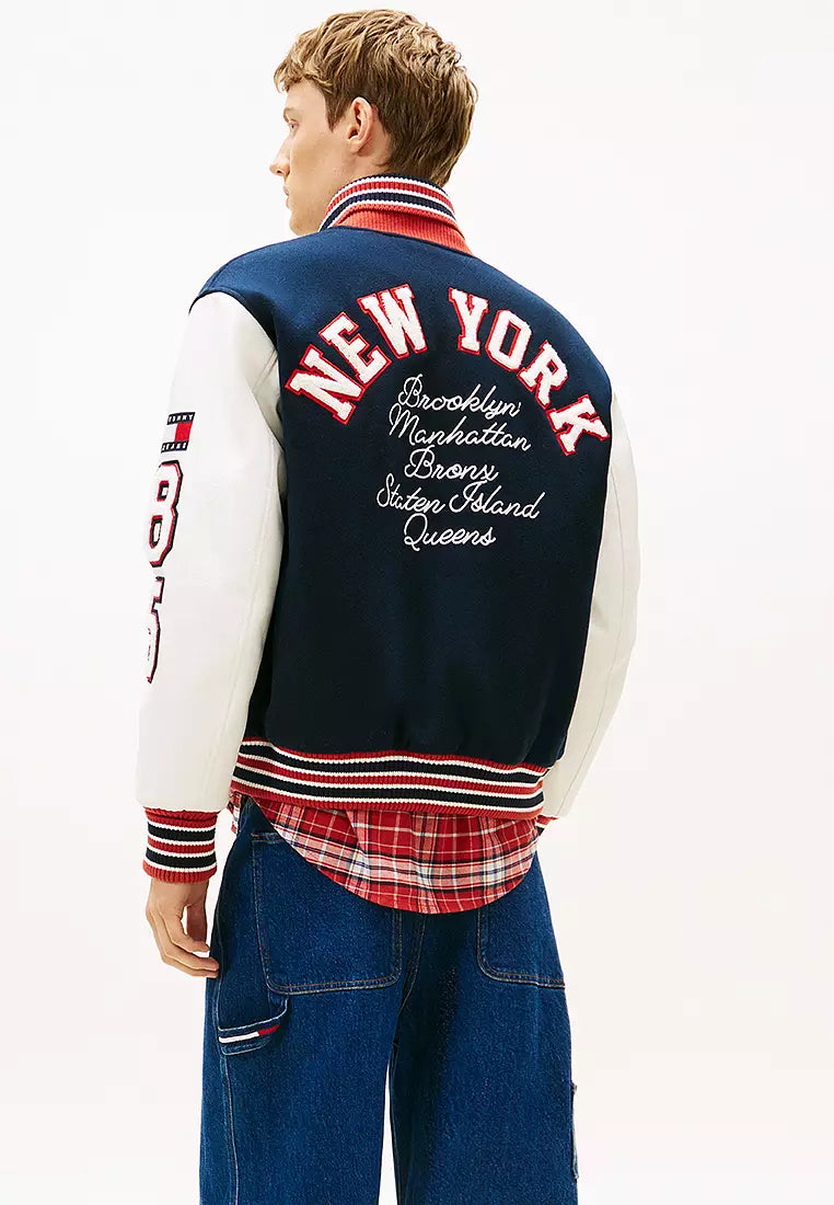 USA Sports Varsity Jacket - American Soccer Fan Baseball Jacket