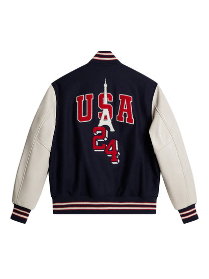 USA Sports Varsity Jacket - American Soccer Fan Baseball Jacket