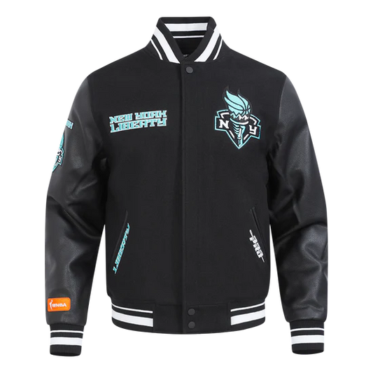 LIMITED EDITION - NEW CUSTOMIZED WNBA10 NYL NY LIBERTY BOMBER JACKET 05